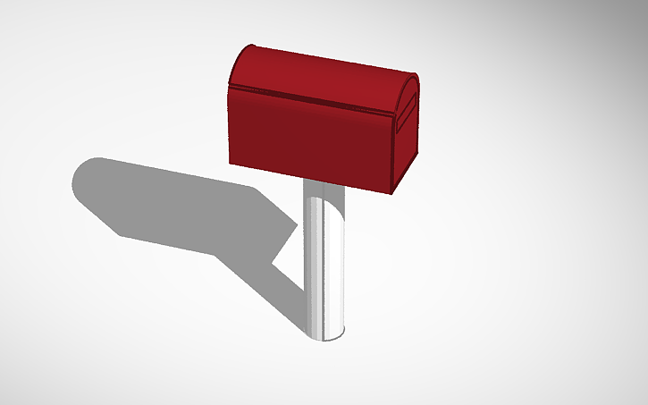 3D design Working Mailbox - Tinkercad