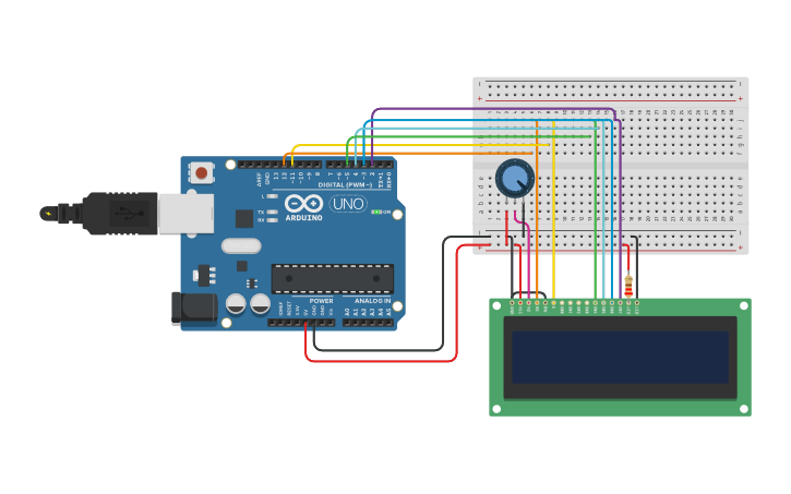 Circuit design Real Time Clock(Arduino Final Project) - Tinkercad