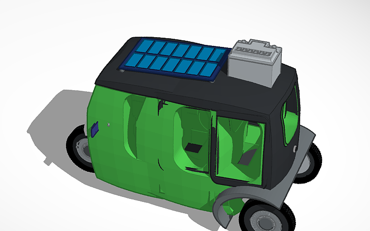 3D design Auto Rickshaw - Tinkercad