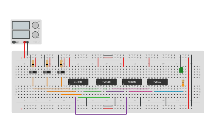 Circuit design AST 122 - HORTEZA - BIT I-1 - MOD 01 - DECODER USING LED ...