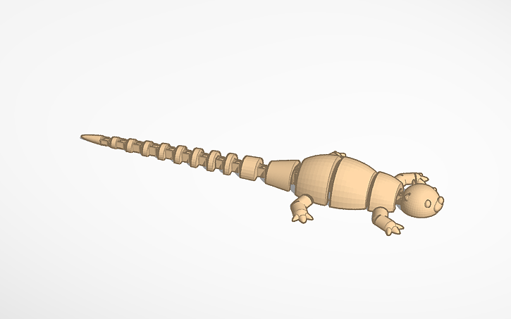 3D design otter - Tinkercad