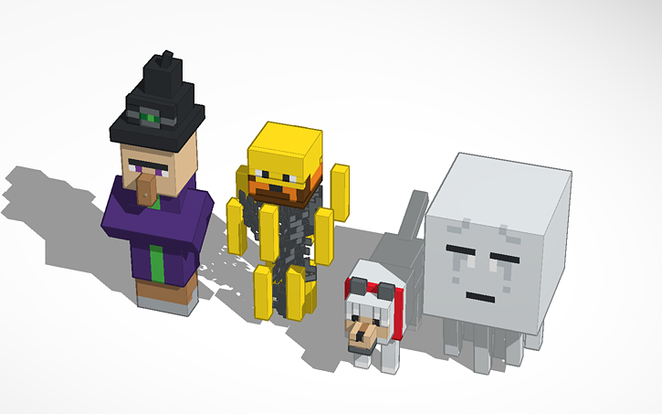 3D design Minecraft - Tinkercad