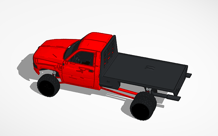 3D design 2nd gen Cummins truck - Tinkercad