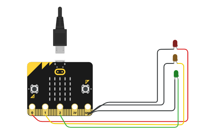Circuit design proyecto micro bit - Tinkercad
