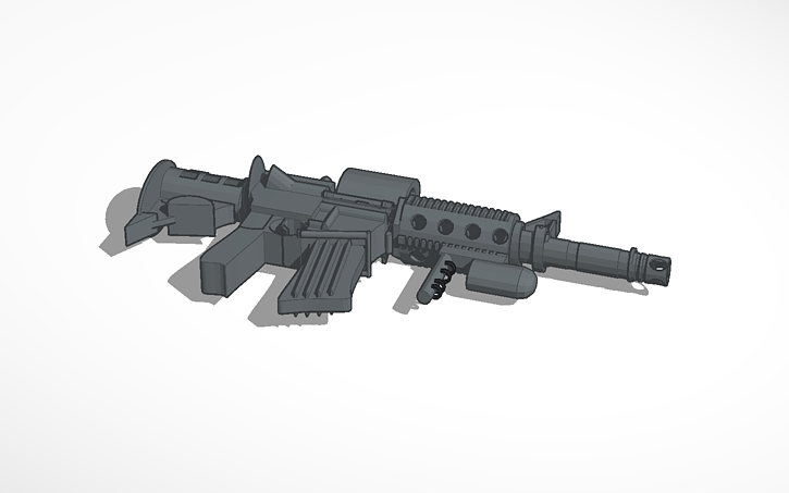 3D design C-8 Gun - Tinkercad
