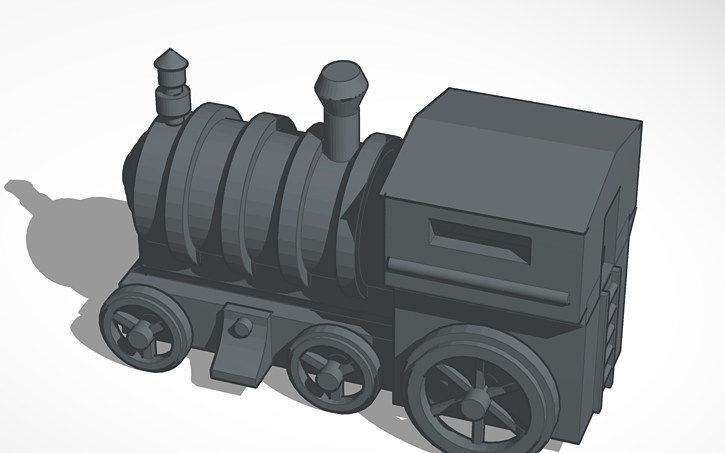 3D design Train - Tinkercad