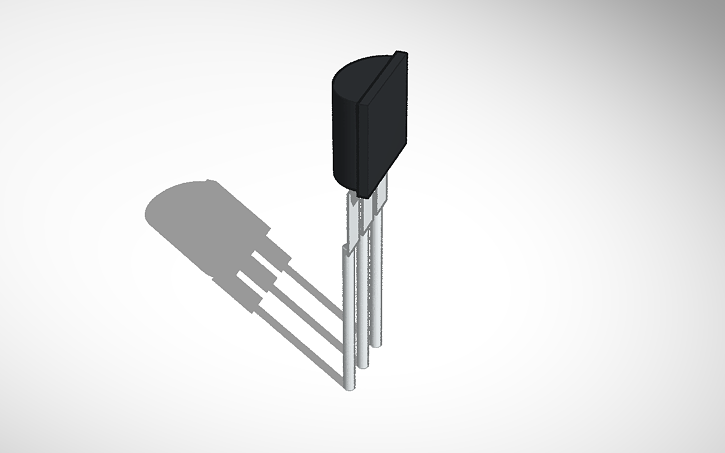 3d Transistor Routingrender 3D design transistor - Tinkercad