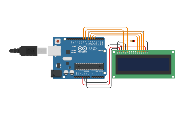 Circuit design Arduino Screen Template - Tinkercad