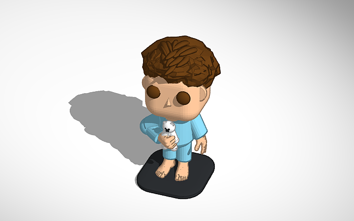 3D design Funko pop - Tinkercad