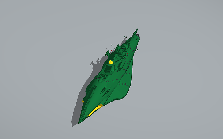 3D design Gamilon’s Kripitera Class Astro Destroyer - Tinkercad