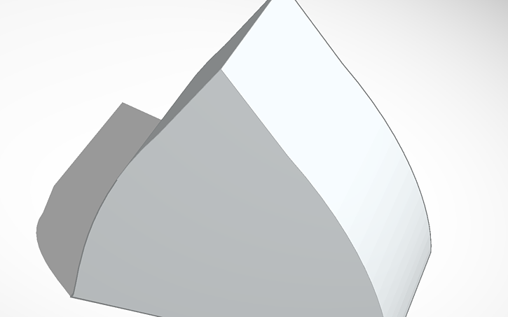 3D design Soft Arch with Point - Tinkercad