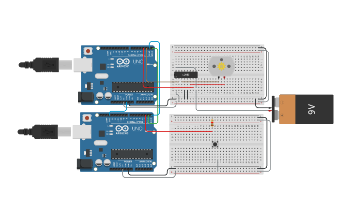 Circuit design RoboTech Task - 3 - Tinkercad