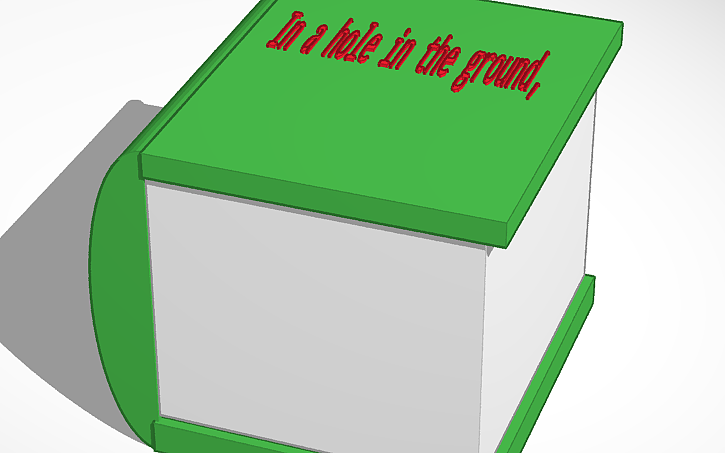 3D design The hobbit - Tinkercad