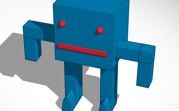 3D design MY FIRST ROBOT - Tinkercad
