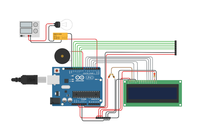 Circuit design Access Control Rfid - Tinkercad