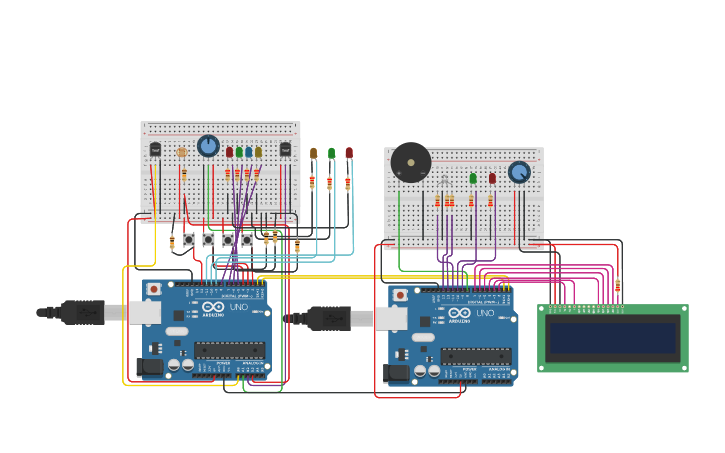 Circuit design Copy of SMART ROOM TEMPERATURE CONTROLLER - Tinkercad
