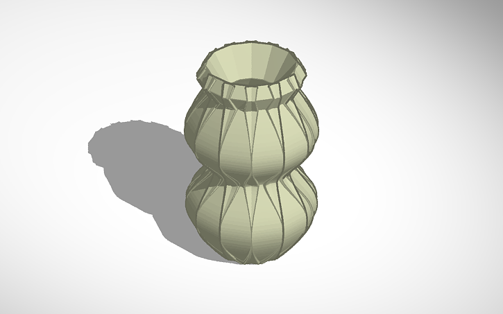 3D design Kinayas 3rd vase - Tinkercad