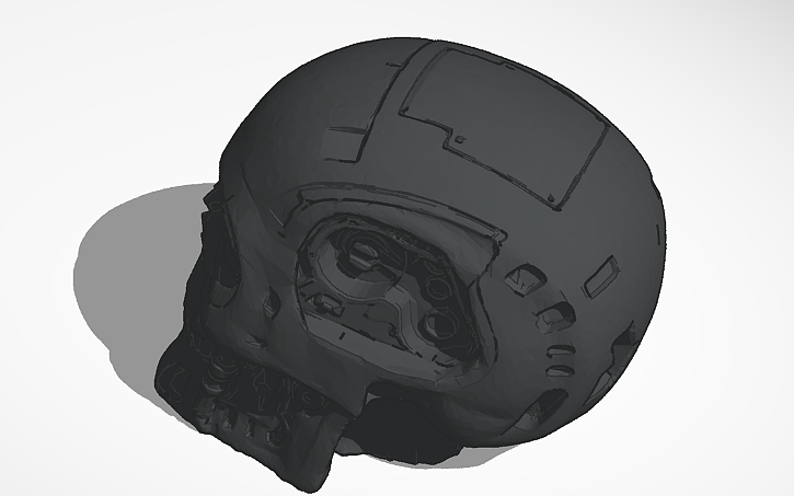 3D design terminator - Tinkercad
