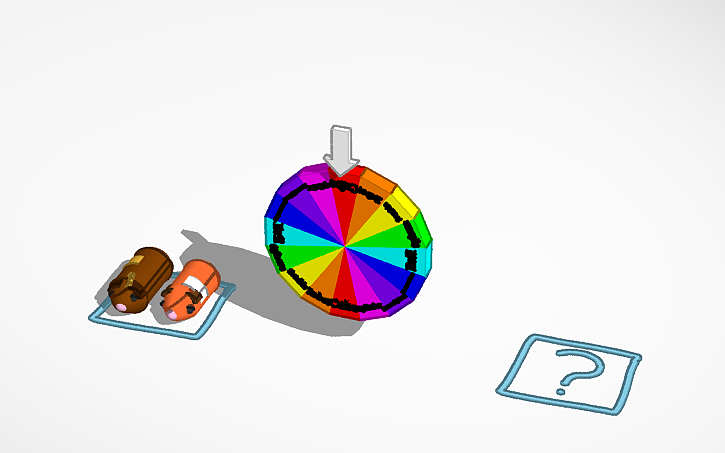 3D design Copy of Spin-the-wheel-ifyer! - Tinkercad