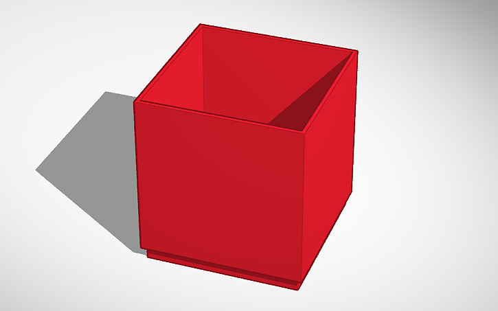 3D design Stackable box V2 - Tinkercad