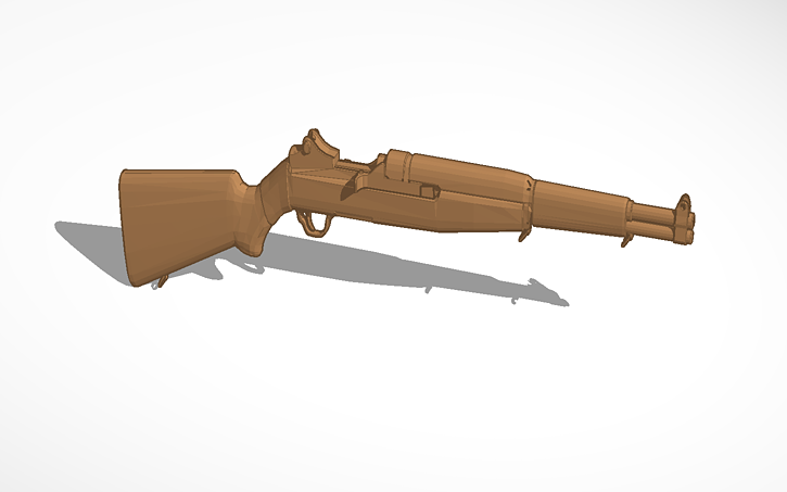 3D design Rifle - Tinkercad