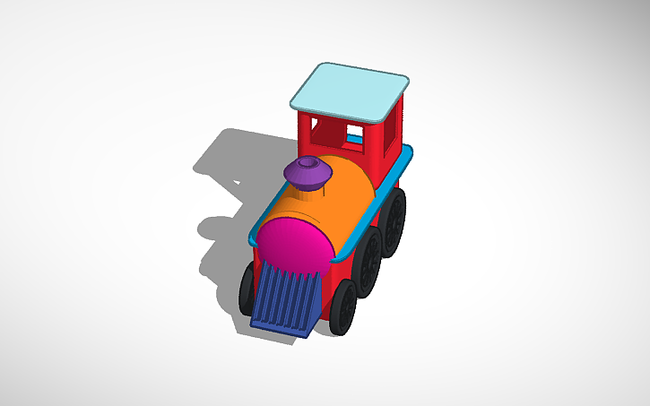 3D design Train - Tinkercad