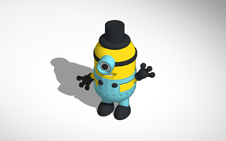 3D design minion rln - Tinkercad