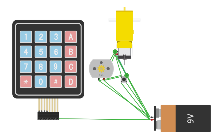 Circuit design Motor - Tinkercad