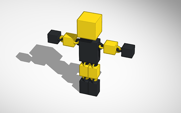 3D design Ragdoll - Tinkercad