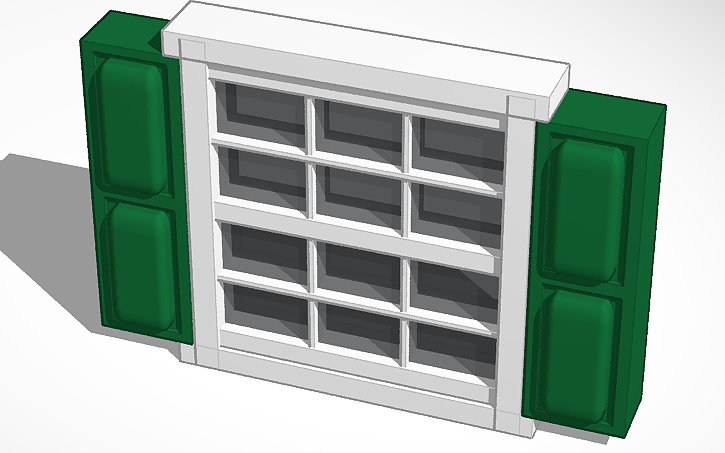 3D design Window - Tinkercad