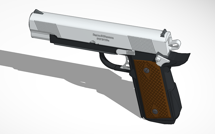 3D design gun - Tinkercad
