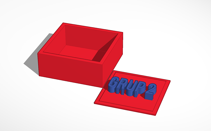 709 Tinker 3D design G2A Caixa Professor - Tinkercad