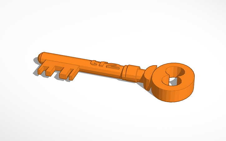 3D design key of tf2 - Tinkercad