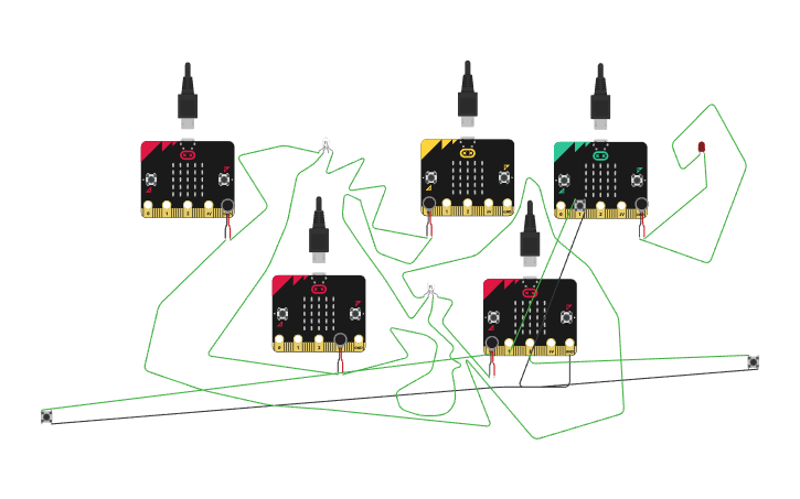 Circuit design Copy of Micro:bit Challenge - Tinkercad