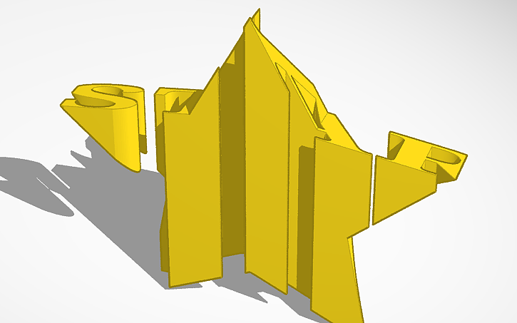 3D design STAR - Tinkercad