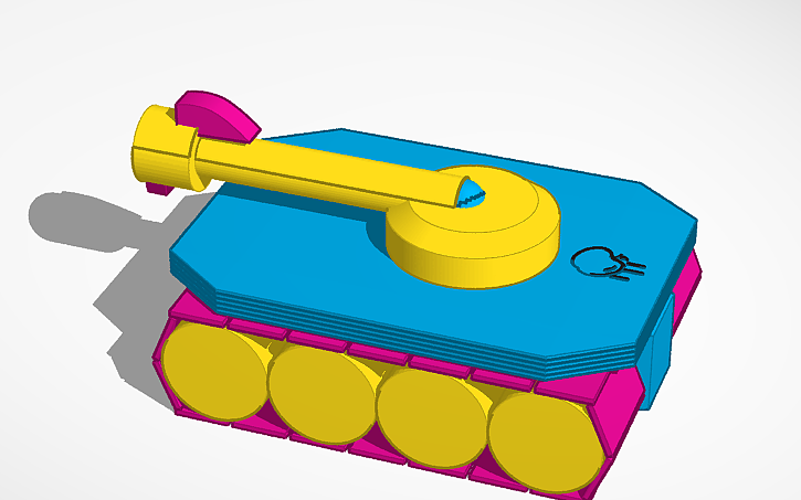 3D design S.I.M tank - Tinkercad