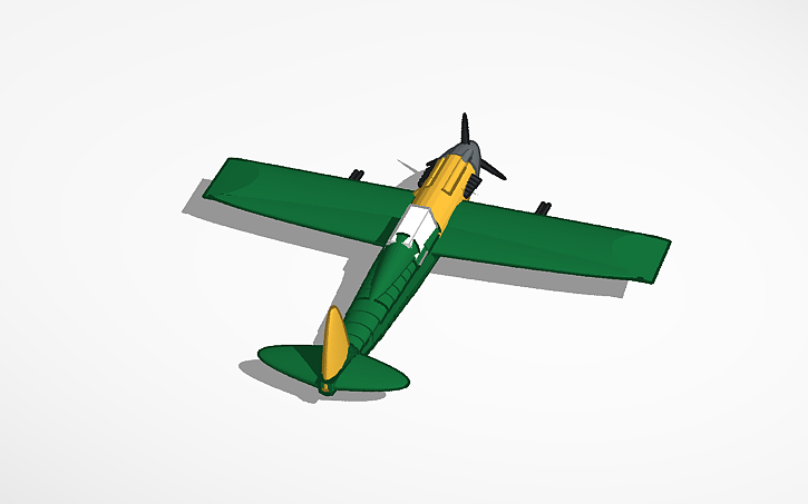 3D Design Ww2 Plane Tinkercad 3d-design-ww2-plane-tinkercad