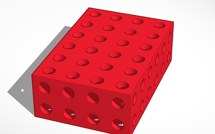 3D design Square Block 1x2x3 #123 Blocks - Tinkercad