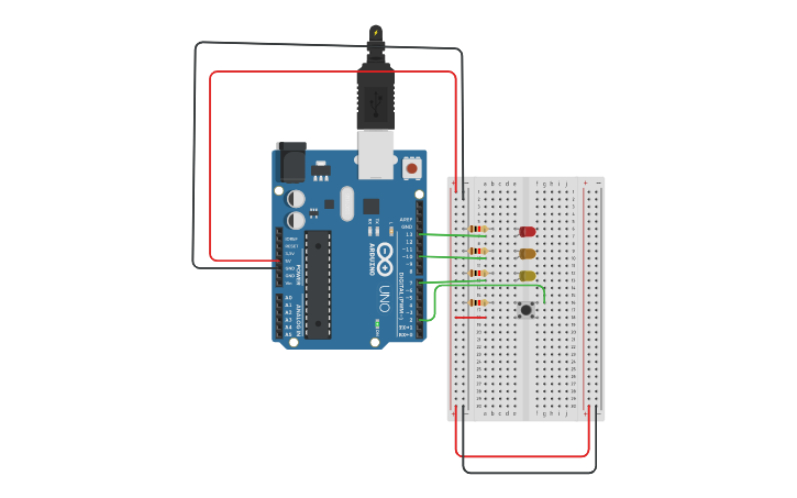 Circuit design Intro Arduino - Tinkercad