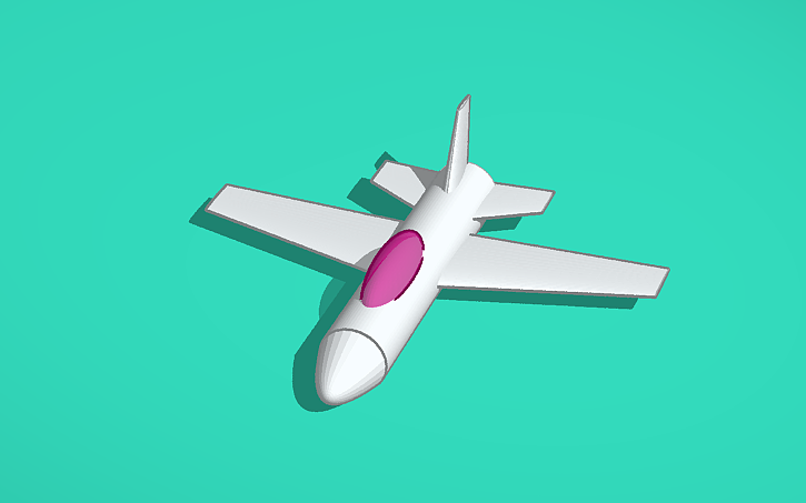Fast Jet Design 3D design fast jet - Tinkercad