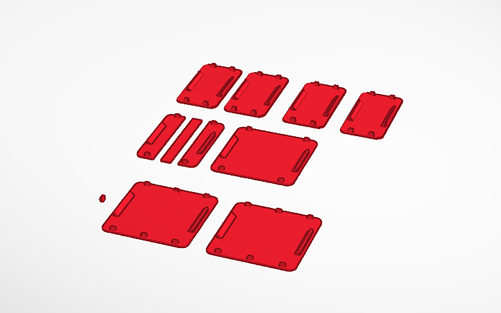 3D design lid-square-explain - Tinkercad