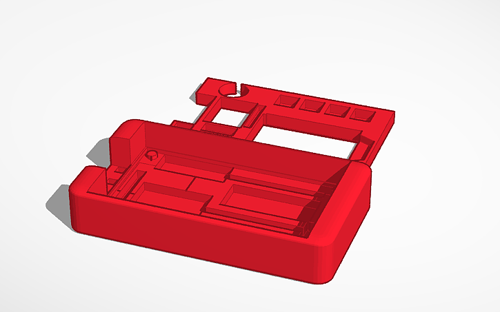 3D design Thermostat Holder - Tinkercad