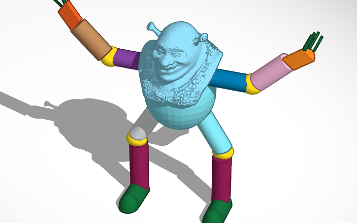 3D design sherk :) - Tinkercad