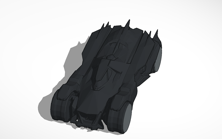3D design Batmobile - Tinkercad