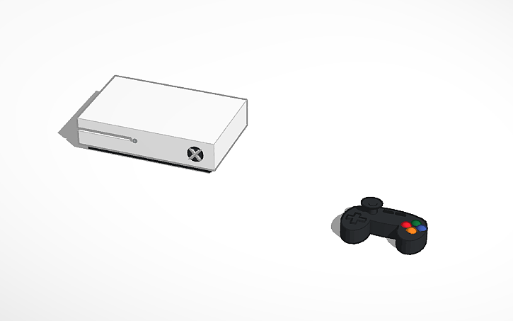3D design Xbox - Tinkercad