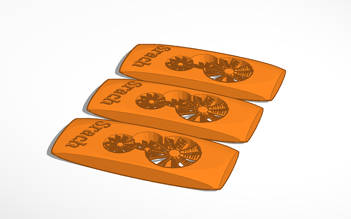 3D design radiator - Tinkercad