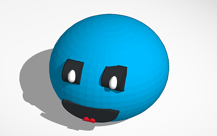 3D design Easy face gd - Tinkercad