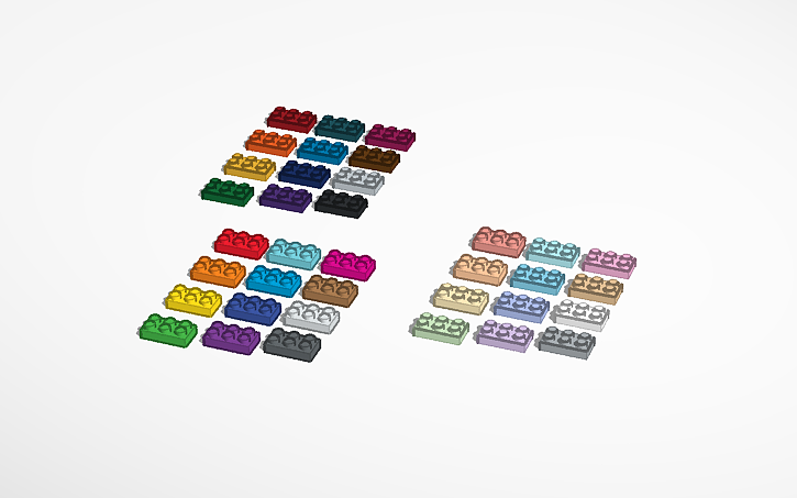3D design Lego Bricks - Tinkercad