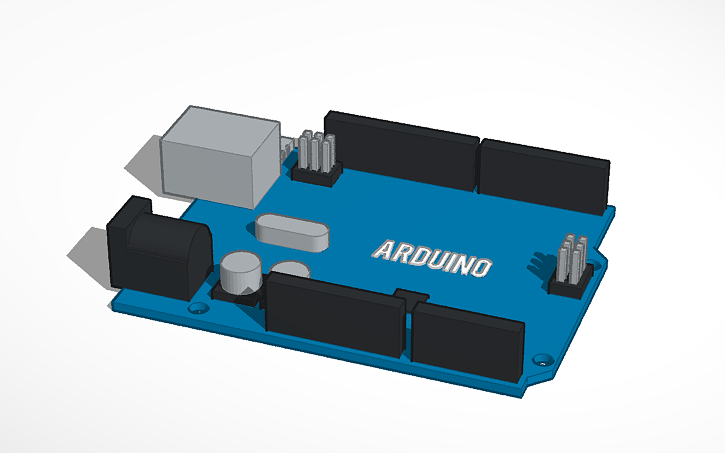 3D design Arduino Uno - Tinkercad