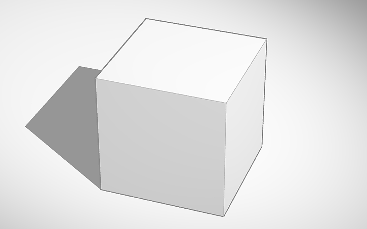 3D design Minecraft block base - Tinkercad